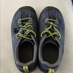 KEEN Kids Blue and Green suede Shoes